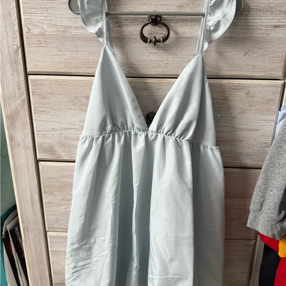 Wild Fable Light Blue Mini Dress